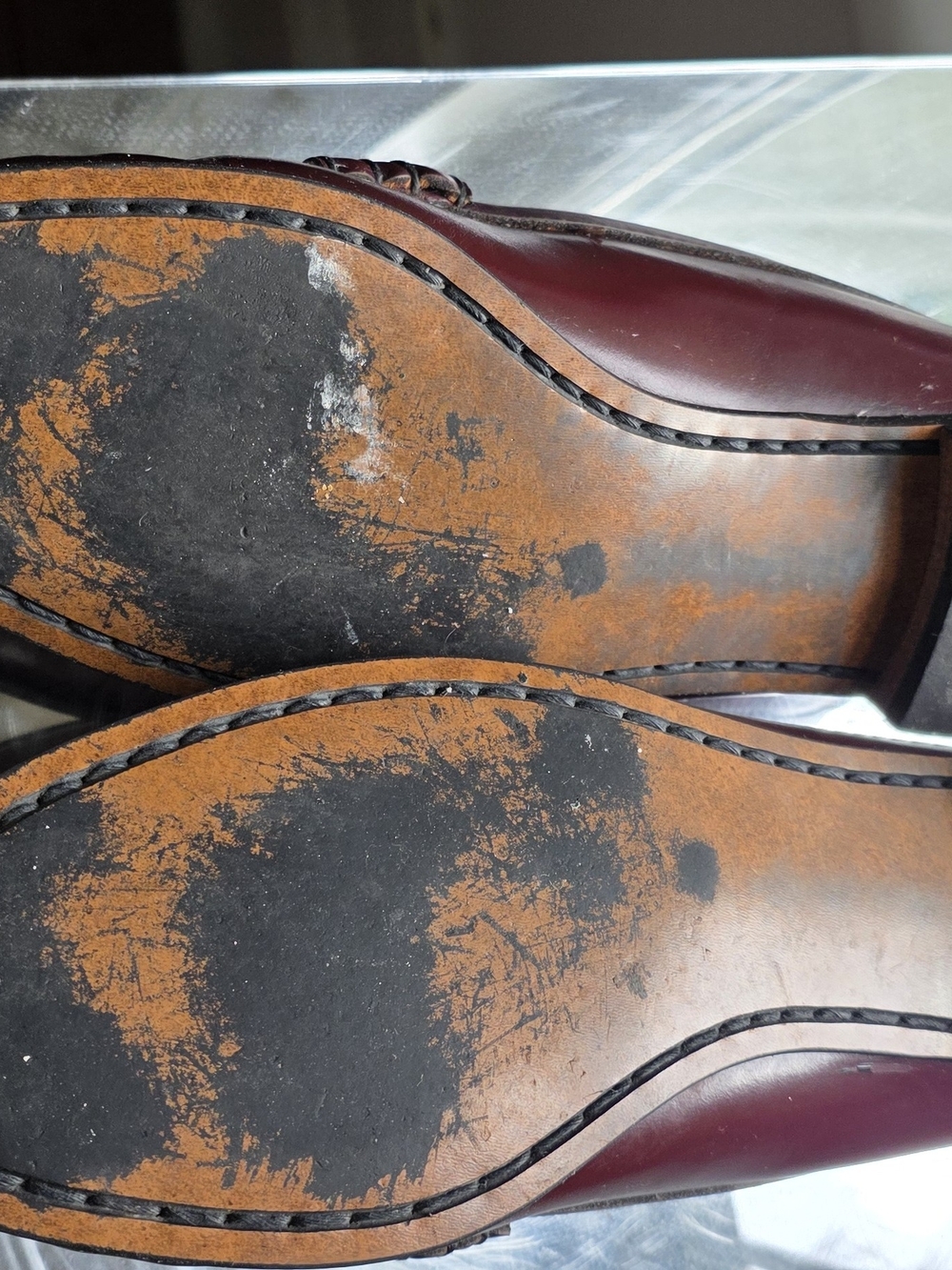 Sebago Classic Women’s Leather Burgundy Brown Danielle Penny Loafers 10 - Picture 6 of 8